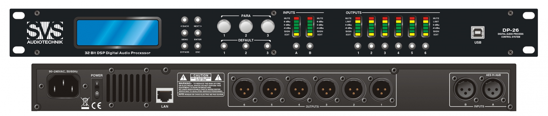 SVS Audiotechnik DP-26 Цифровой процессор: 2 входа 6 выходов в Краснознаменске
