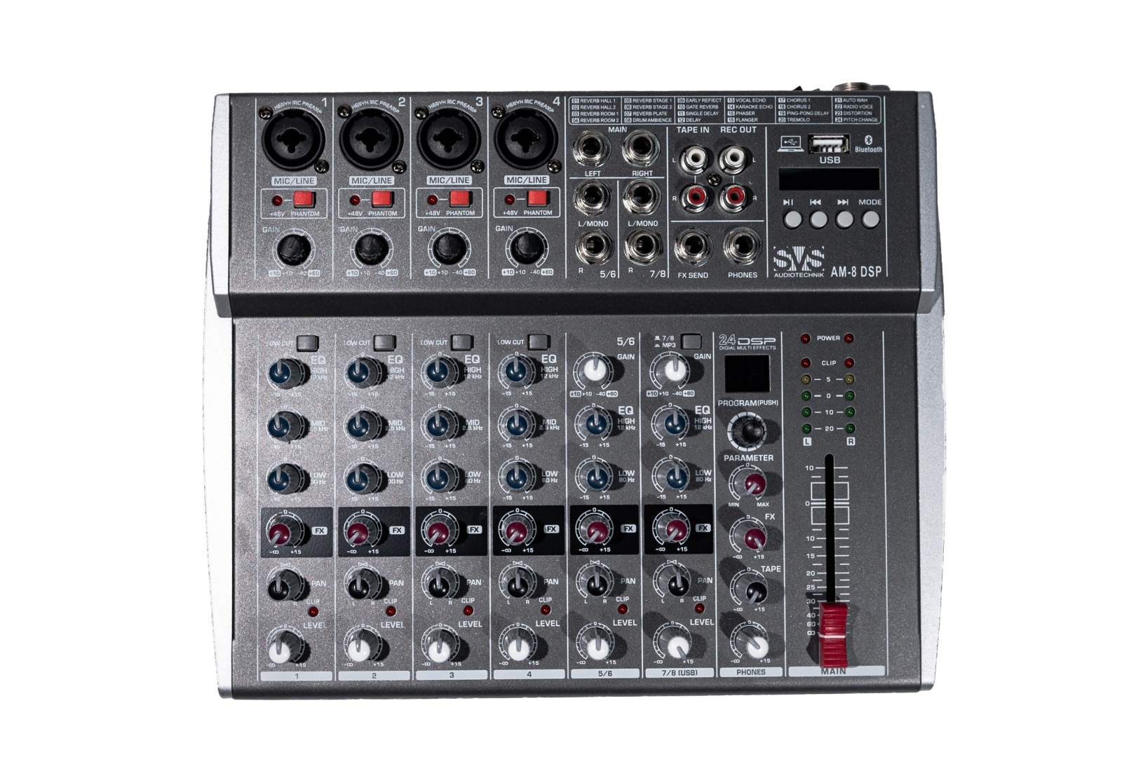 SVS Audiotechnik mixers AM-8 DSP Микшерный пульт аналоговый, 8-канальный в Краснознаменске