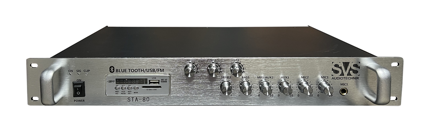 SVS Audiotechnik STA-80 Микшер-усилитель для систем Public Address в Краснознаменске